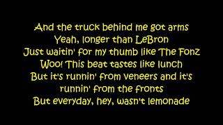 NERD ft Rihanna  Lemon Lyrics On Screen [upl. by Dnalyar]