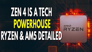 AMD Details Zen 4 AM5 Platform amp Accelerator Tech  Ryzen V Cache Performance amp Release Date [upl. by Mandell]