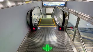 【東芝】京急鶴見駅のエスカレーター TOSHIBA EscalatorKeikyu Tsurumi Sta [upl. by Yekcir]