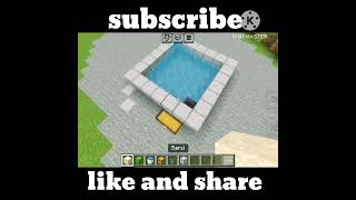 How to build a cactus farm in Minecraft bedrock edition pe 1210 minecraft [upl. by Ecnarepmet238]