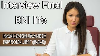 Tips Sukses Interview Final • BANCASSURANCE SPECIALIST BAS [upl. by Rutherford]