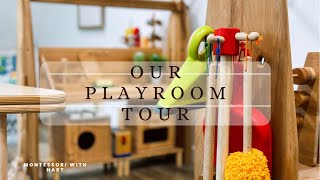 Playroom TourMontessori Playroom Tourmontessoriwithhart [upl. by Kayley550]