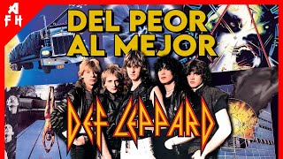 DEF LEPPARD  Rankeando del PEOR al MEJOR ÁLBUM [upl. by Kaplan611]