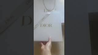 Unbox my Dior Silk scarf Plan de Paris collection 💛👗💛 dior fashion [upl. by Emearg]