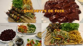 recette de BROCHETTE DE FOIE [upl. by Kling]