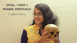 SKULL PART 1  NORMA VERTICALIS  ANATOMY  SIMPLIFIED ✔ [upl. by Ontine93]