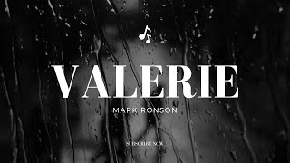 Mark Ronson  Valerie Lyrics ft Amy Winehouse [upl. by Eanwahs]