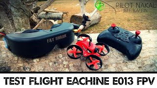 TEST FLIGHT Eachine E013 FPV 1st in Indonesia from Pilot Nakal [upl. by Yroger207]