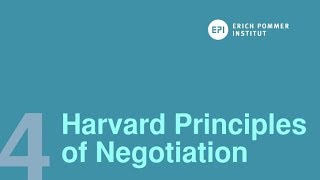 The Harvard Principles of Negotiation [upl. by Amberly]