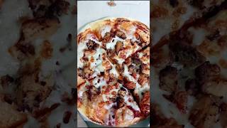 Pepper barbecue chicken pizza 🍕🤤 trending shortvideo short ytshorts youtubeshorts [upl. by Eleanore926]