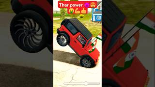 Mahindra Thar new stunt in Indian cars Simulator 3D gamegame thar shots stunt [upl. by Retsevel]