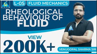 Fluid Mechanics  Module 1  Rheological Behaviour of Fluid Lecture 5 [upl. by Lsil615]