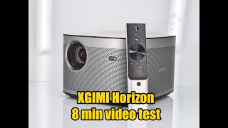 XGIMI Horizon 8 minutes video test 1080p  best calibration dE 4 [upl. by Tarazi]