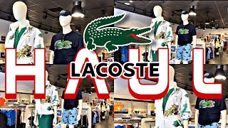 MENS LACOSTE OUTLET SHOPPING POLO SHIRTS AND MORE SHOP WITH ME‼️ [upl. by Namqul]