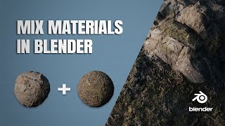 Realistic Terrain In Blender  Blending Materials Blender 40 [upl. by Neffets]