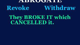 abrogate [upl. by Eycal750]