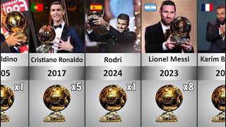 All Ballon dOr Winners 1956  2024 [upl. by Goraud419]