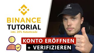 Binance Account erstellen ✅ Registrieren  Anmeldung  Verifizierung – ANLEITUNG zum Konto eröffnen [upl. by Nylrats336]