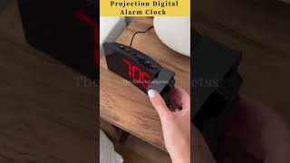 Projection Digital Alarm Clock Digitalwallclock digitalclock wallclock homeclock alarmclock [upl. by Bartholemy292]