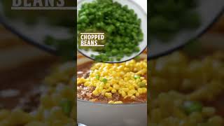 Comfort food Australian Savoury Mince recipe shorts food [upl. by Ayikat968]