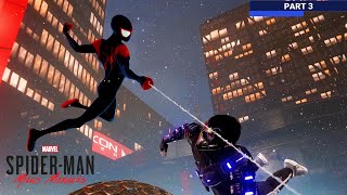 SpiderMan Miles Morales Fighting with Tinkerer Group and rescue the Train Part 3 [upl. by Anivlac]