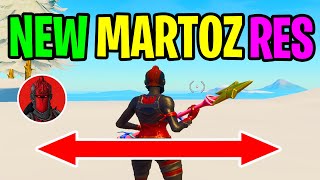 How to Get Faze Martoz New Stretch Resolution in Fortnite Chapter 3 Season 4  BEST Stretch Res [upl. by Amity810]