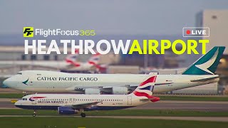 Heathrow Airport Live  STORM WINDS Friday 29th March 2024 [upl. by Convery]