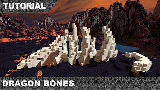 Minecraft Dragon Bone Skeleton Tutorial amp Download [upl. by Guyon]