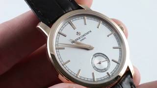 Vacheron Constantin Patrimony Traditionnelle 82172000R9382 Luxury Watch Review [upl. by Tingey689]