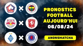 Pronostics et paris sur le foot aujourdhui Lille  Fenerbahçe Salzbourg  Twente Dynamo  Rangers [upl. by Collin619]