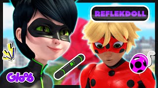 MISTER BUG E LADYNOIR DERROTAM A REFLEKDOLL REFLEKDOLL  MIRACULOUS LADYBUG 3ª TEMP  Mundo Gloob [upl. by Hartfield707]