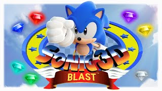 Sonic 3D Blast DX Full Playthrough All Chaos Emeralds Super Sonic [upl. by Tasia613]