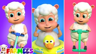 Five Little Sheeps by Farmees  More Nursery Rhymes amp Toddler Songs [upl. by Fidelity]