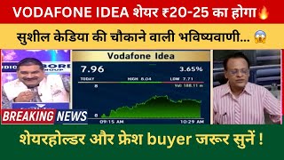 Vodafone Idea Share Latest News Sushil Kedia  VI Share Target Price  Vodafone Idea Share Analysis [upl. by Pail]