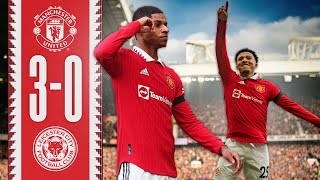 RASHFORDS ON 🔥  Man Utd 30 Leicester  Highlights [upl. by Cecily245]