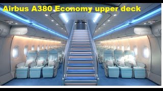 Airbus A380 Economy Upper Deck  WORLD BEST ECONOMY CLASS  Qatar A380 Upper Deck Economy Review [upl. by Yrruc]