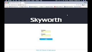 How to setup Skyworth Cable Modem [upl. by Nahtan]