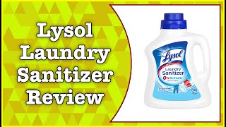 Lysol Laundry Sanitizer 0 Bleach Review Youtube  Does It Work  MumblesVideos [upl. by Atsilac]