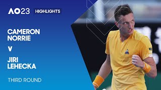 Cameron Norrie v Jiri Lehecka Highlights  Australian Open 2023 Third Round [upl. by Dace]