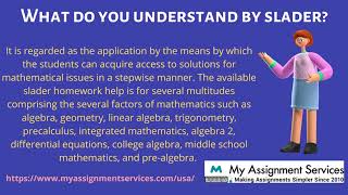 What do you understand by slader Assignment Help [upl. by Dymoke]