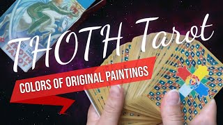 Thoth Tarot — Flip Through German Pocket Edition of 2023 by KönigsfurtUrania in 5 Minutes No Talk [upl. by Malamut]