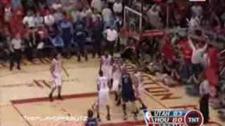 Game 2 round 1 Utah Jazz vs Houston Rockets 2008 Playoffs [upl. by Aneerehs]