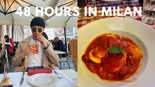 48 HOURS IN MILAN  WHAT TO DO EAT AND SEE IN MILAN  ITALY VLOG [upl. by Yslek]