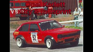 Rallisprint Vantaa Tikkurila Koivuhaka 1995 amp Opel Sutii Kadett City incar [upl. by Eylsel52]