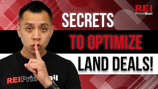 Secrets to Optimize Land Deals [upl. by Glenden104]