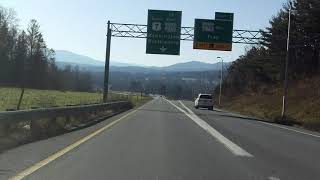 US 7  Vermont Exits 2 to 1 southbound [upl. by Obmar]