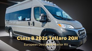 Awesome European Design Interior RV ClassB 2025 Tellaro 20H RAM Motorhome Loads of Luxury touch rv [upl. by Grizelda]