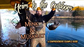 How to Trap Mink amp Muskrat  A Comprehensive Example Guide  Sets that PRODUCE [upl. by Caves]