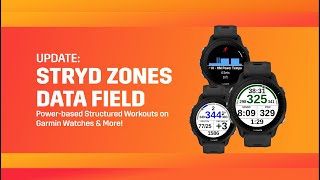 Closer Look at Stryd Zones Data Field Update [upl. by Aksehcnarf]