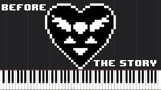 Before The Story  Deltarune Piano Tutorial Synthesia  Torby Brand [upl. by Lucho229]